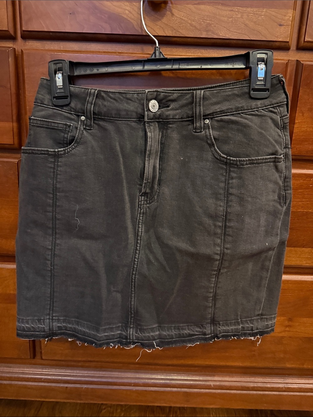 PacSun Black Denim Mini Skirt